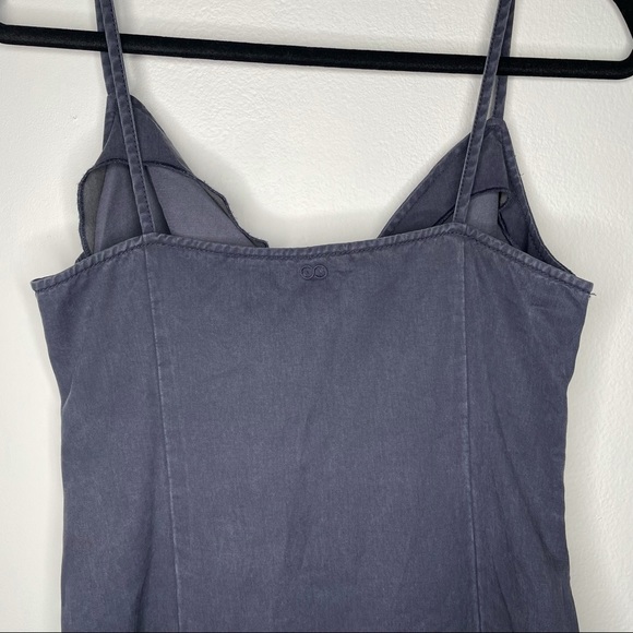 Escada Sport Faux Wrap A-Line Dress V-Neck Blue Size S - Picture 5 of 10